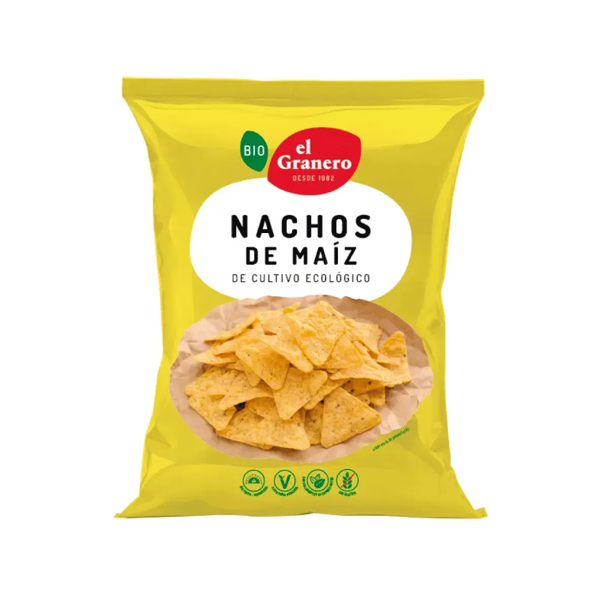 Nachos de Maíz Bio 125g - Borboletamarket