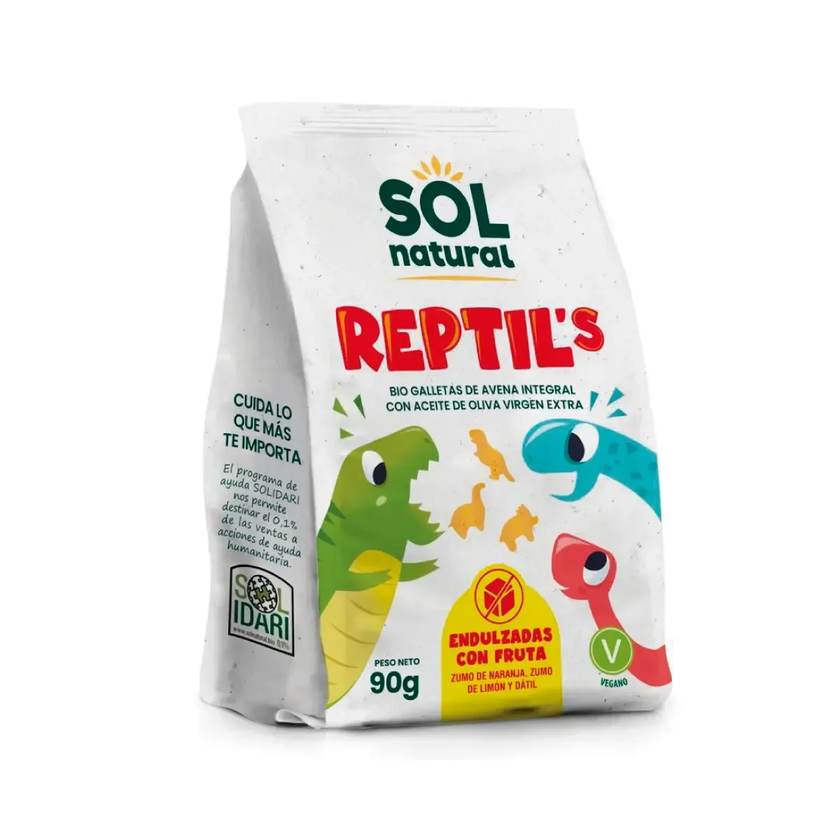 Galletas de Avena y Fruta Reptils Bio - Borboletamarket