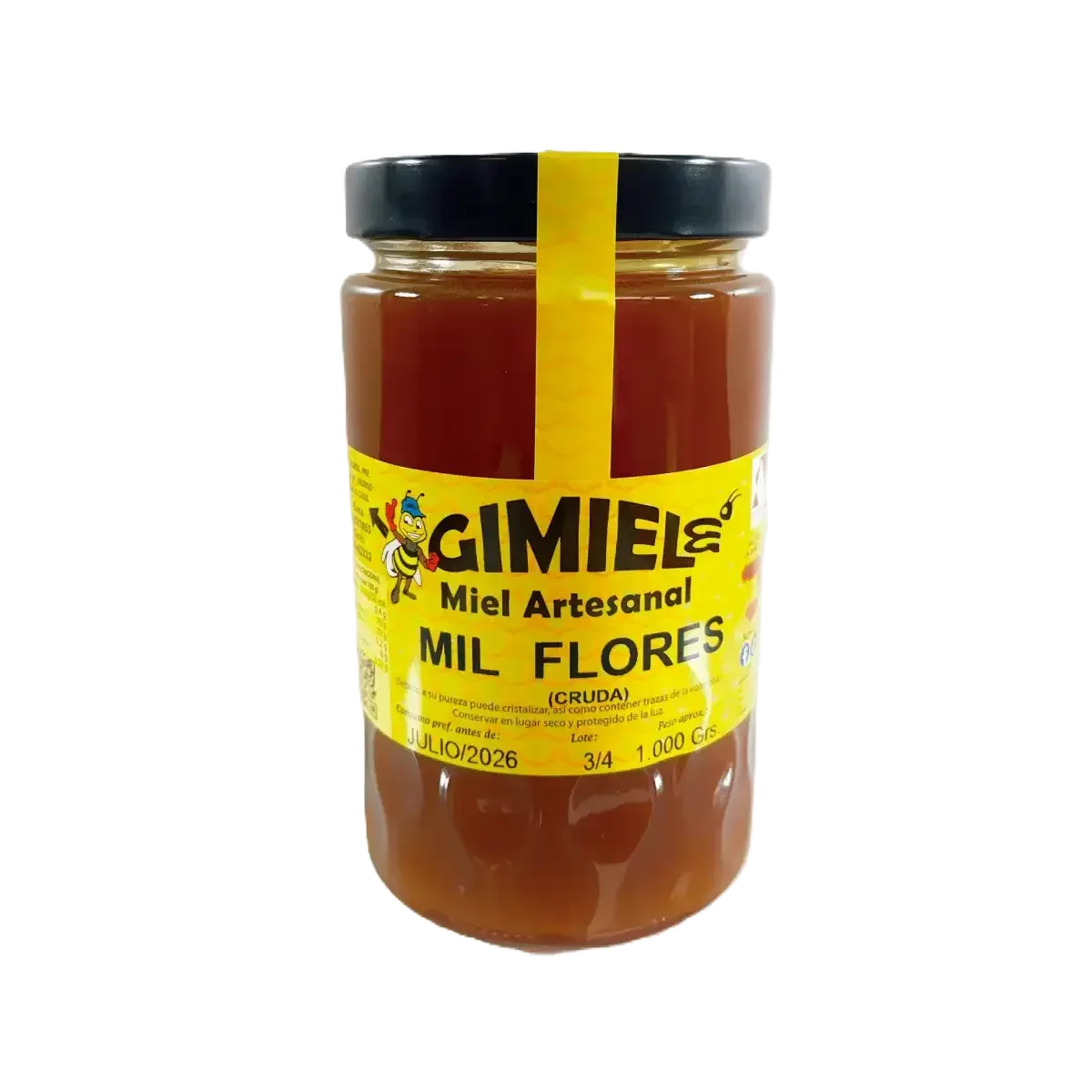 Miel de Mil Flores 500g - Borboletamarket