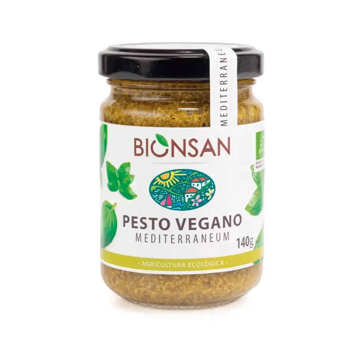 Pesto Vegano Ecológico 140g - Borboletamarket