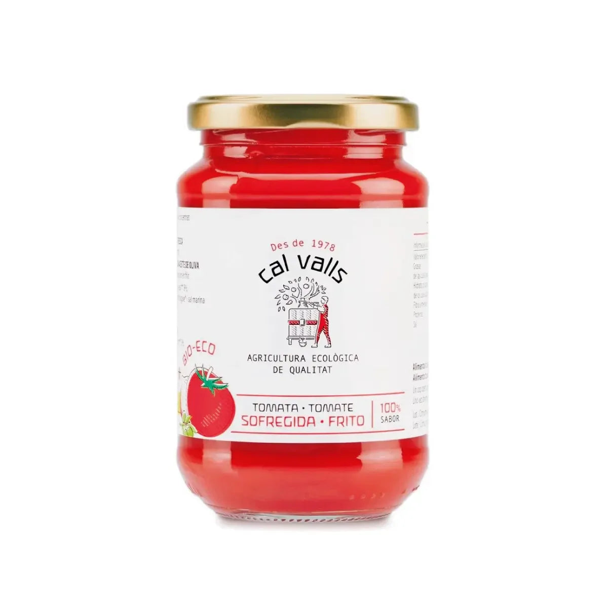 Tomate Frito Ecológico 350g - Borboletamarket