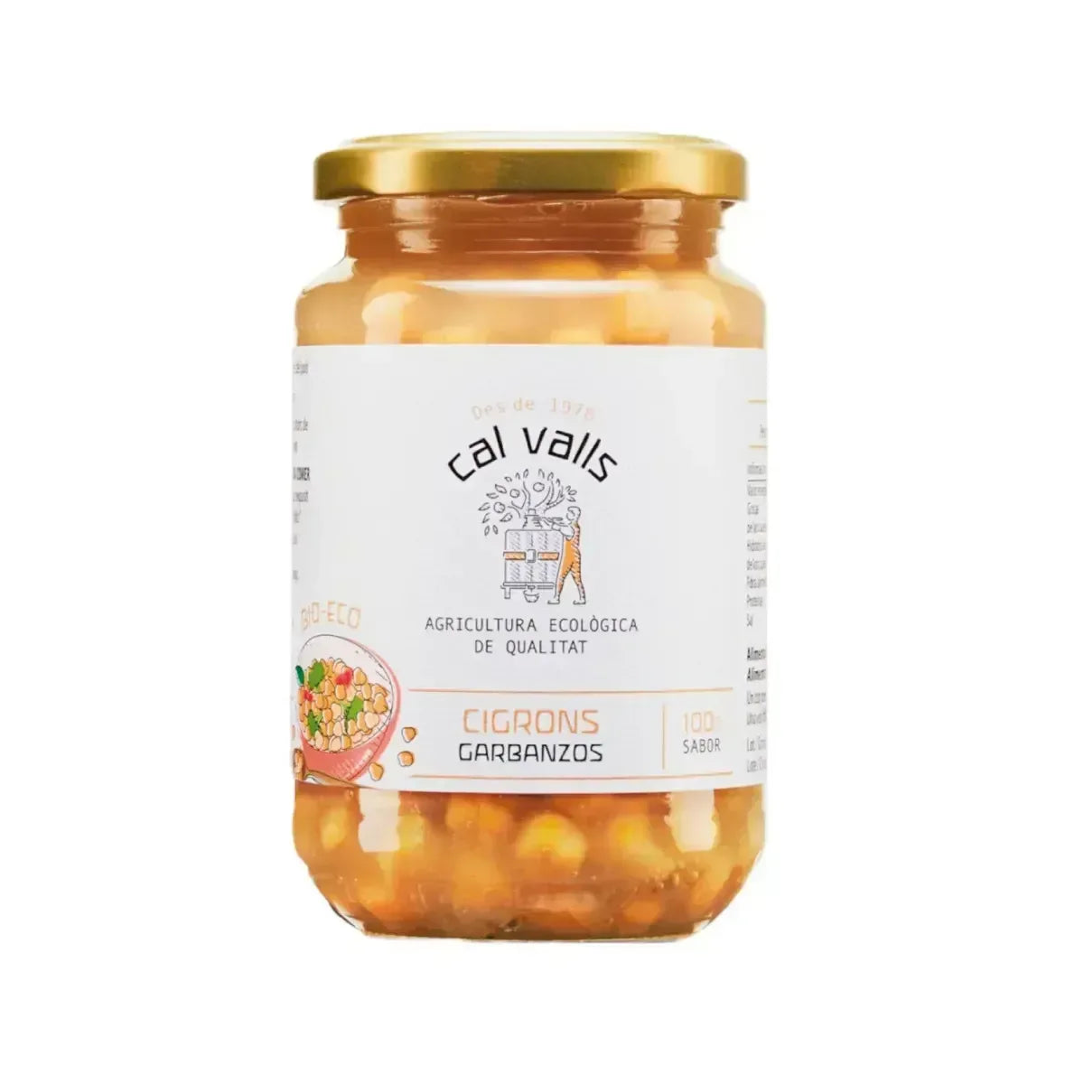 Garbanzo Cocido Eco 350g - Borboletamarket