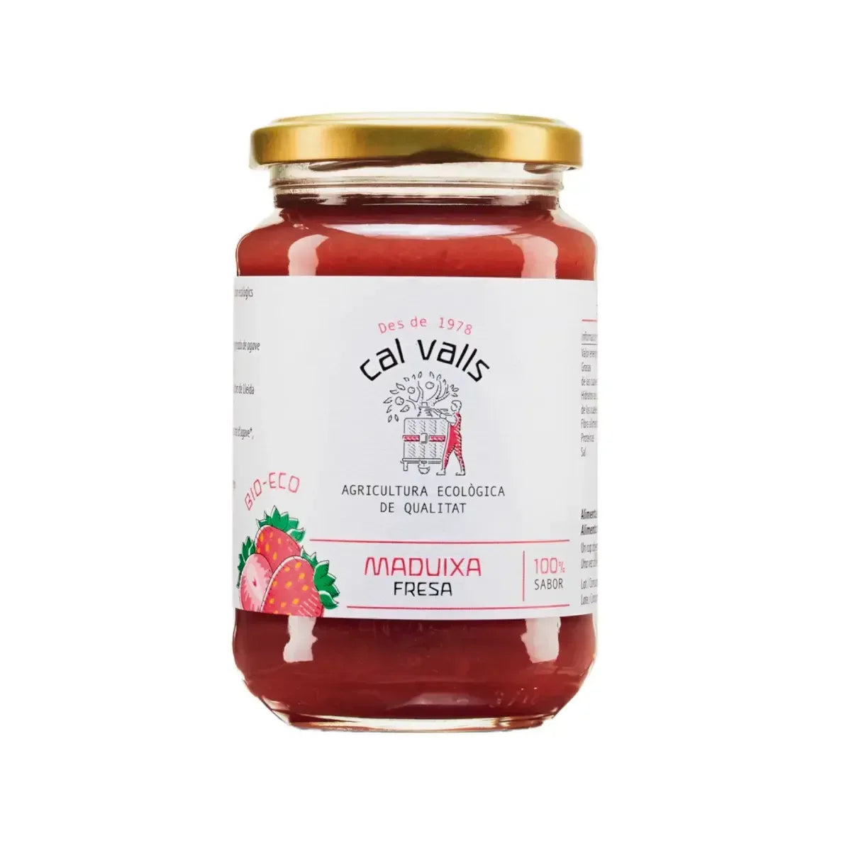 Mermelada de Fresa Bio 375g - Borboletamarket