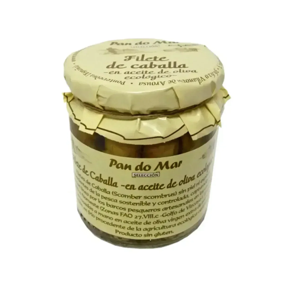 Filete de Caballa en Aceite de Oliva Bio - Borboletamarket