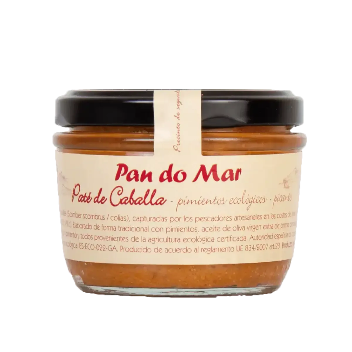 Paté de Caballa con Pimientos Ecológicos 125g - Borboletamarket