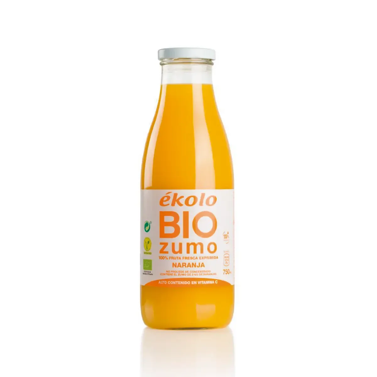 Zumo de Naranja Ecológico 750ml - Borboletamarket