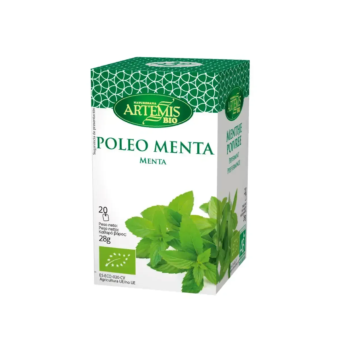 Caja Infusión Poleo Menta -eco- 28g - Borboletamarket