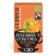 Infusión de Jengibre y Cúrcuma Bio, 20 Bolsas - Borboletamarket