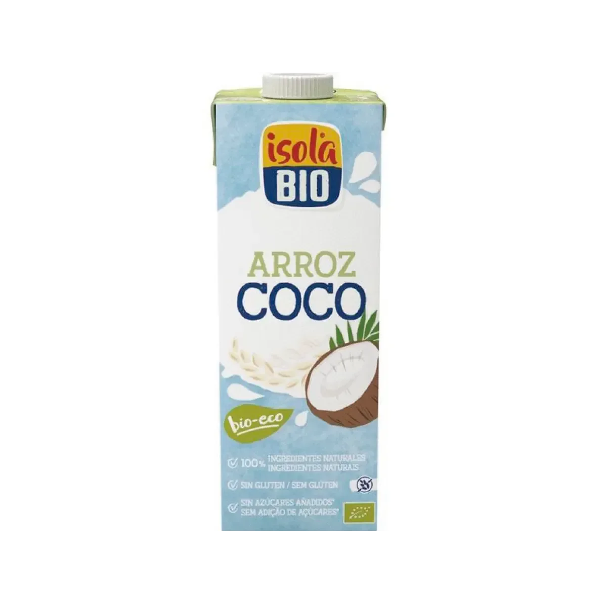 Bebida de Arroz y Coco Bio 1L (Vegetal) - Borboletamarket