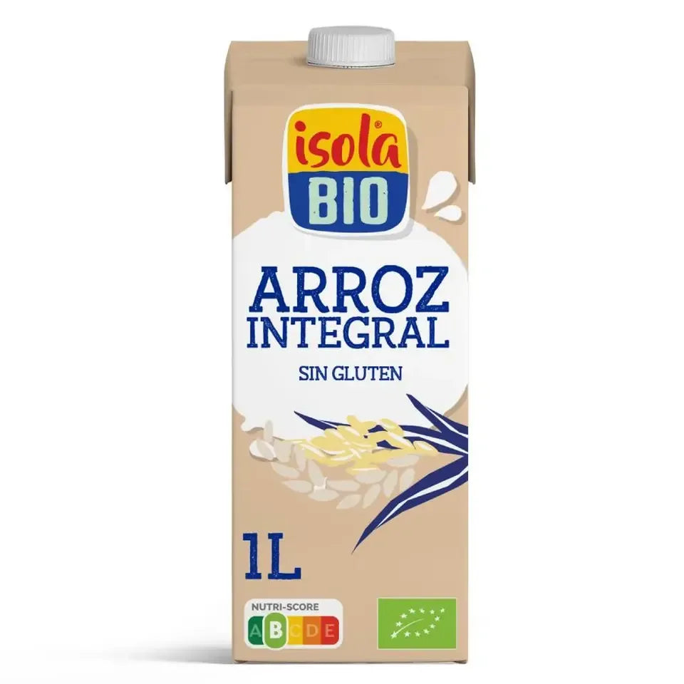 Bebida de Arroz Integral Vegetal Bio 1L - Borboletamarket