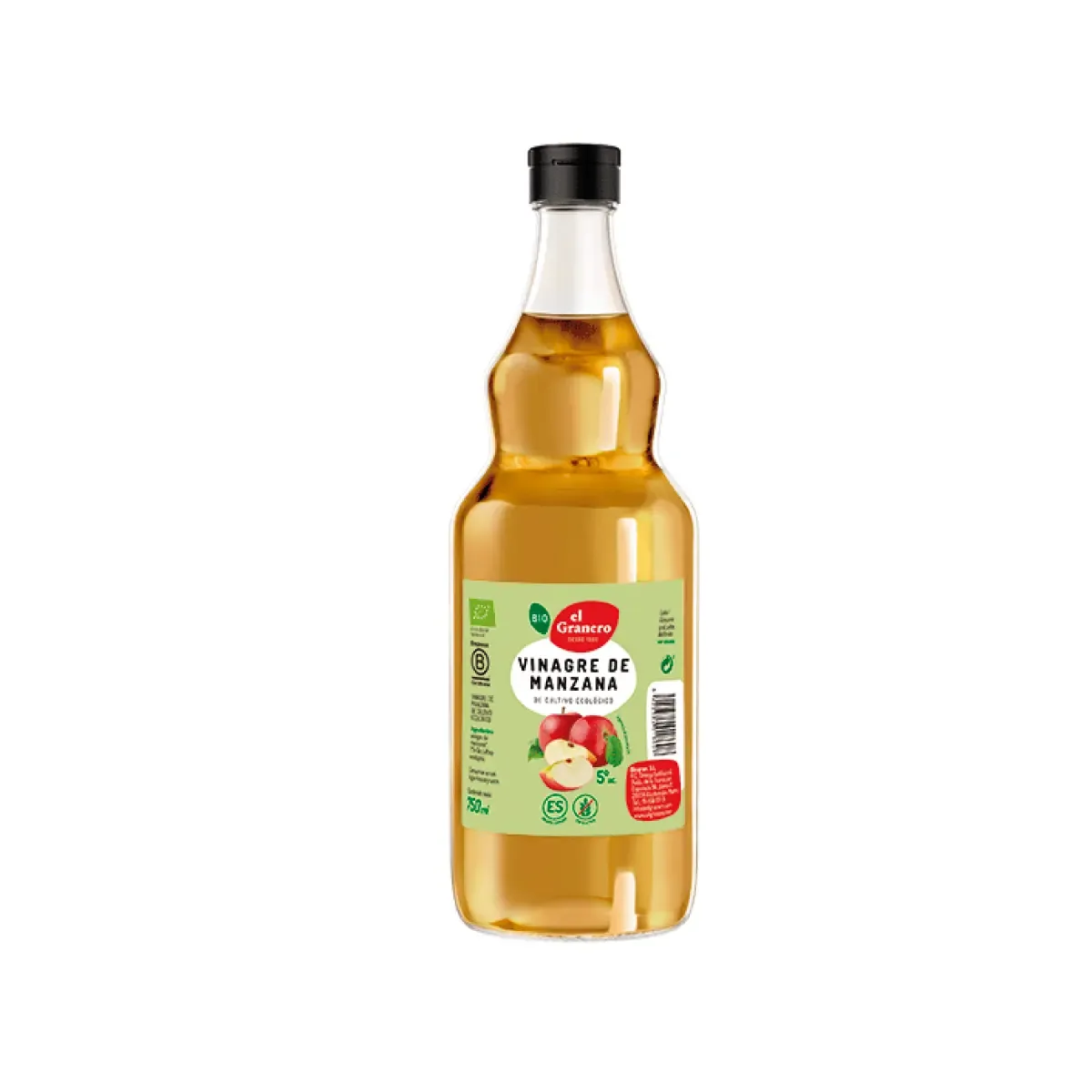 Vinagre de Manzana Ecológico 750ml - Borboletamarket