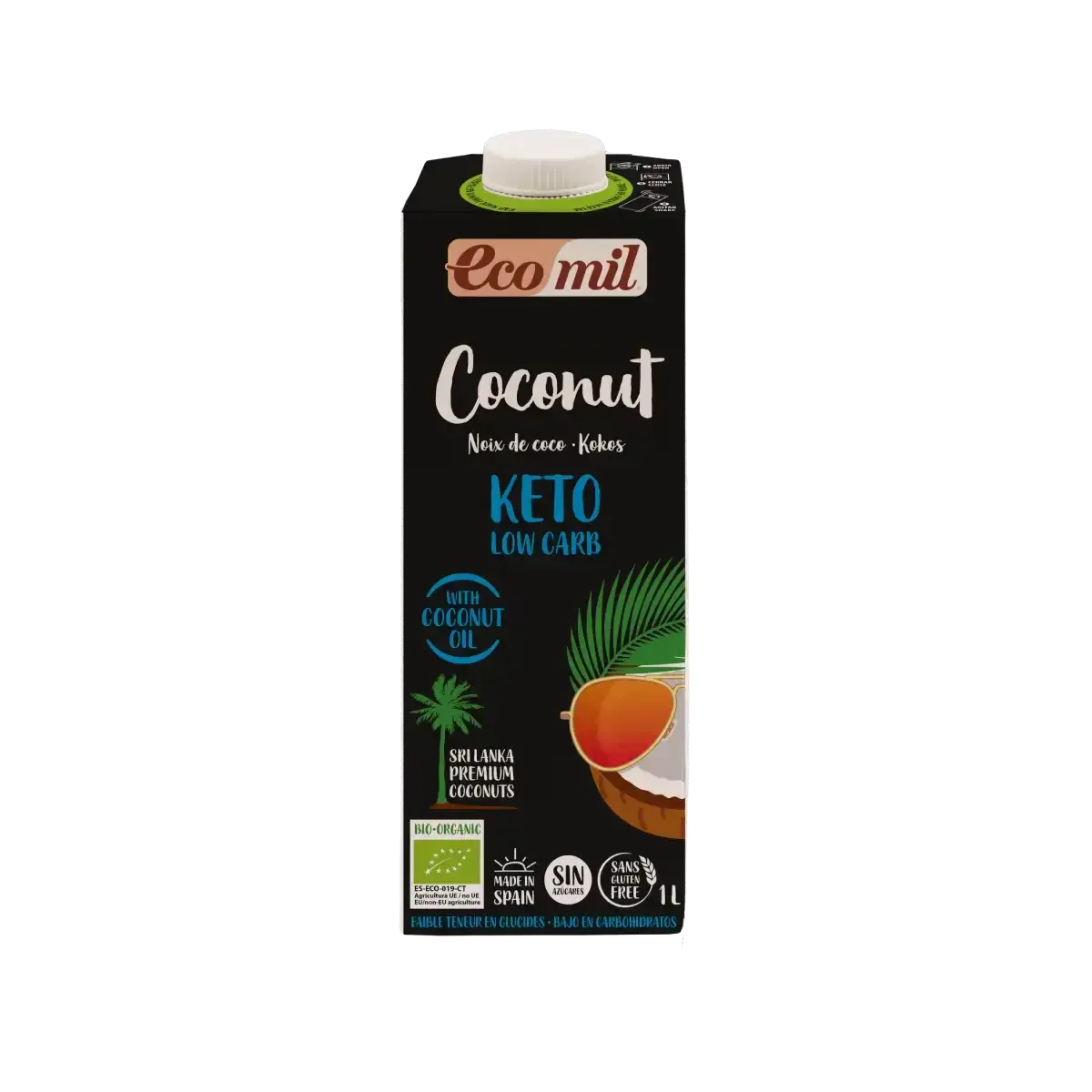 Bebida Coconut Nature Keto Bio 1 L - Borboletamarket