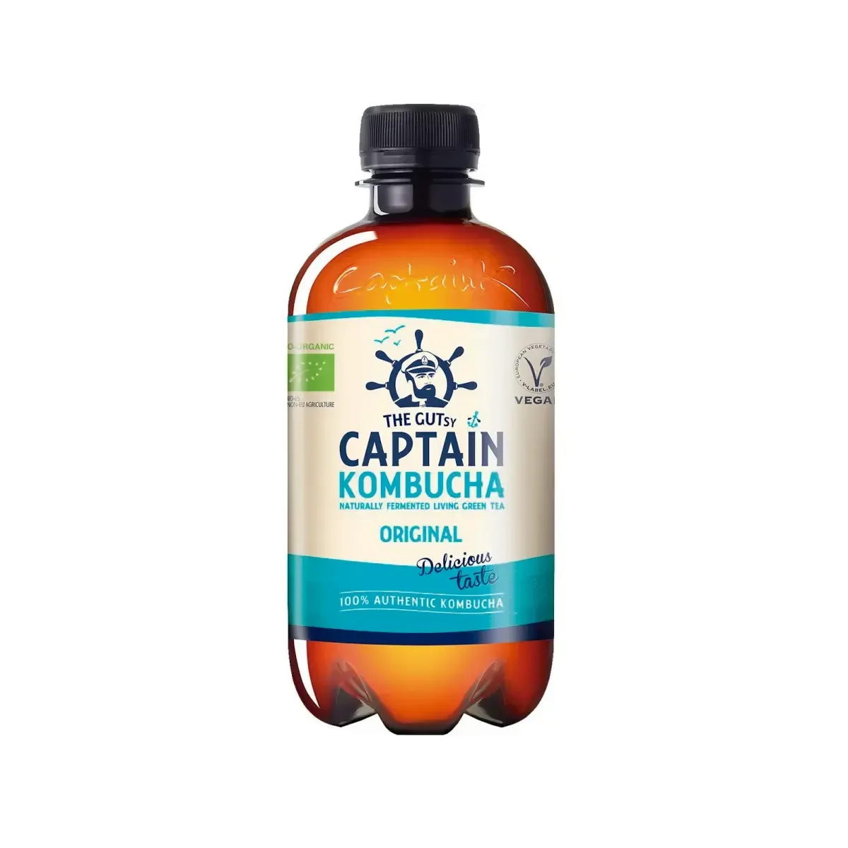 Captain Kombucha Original 400 ml Bio - Borboletamarket