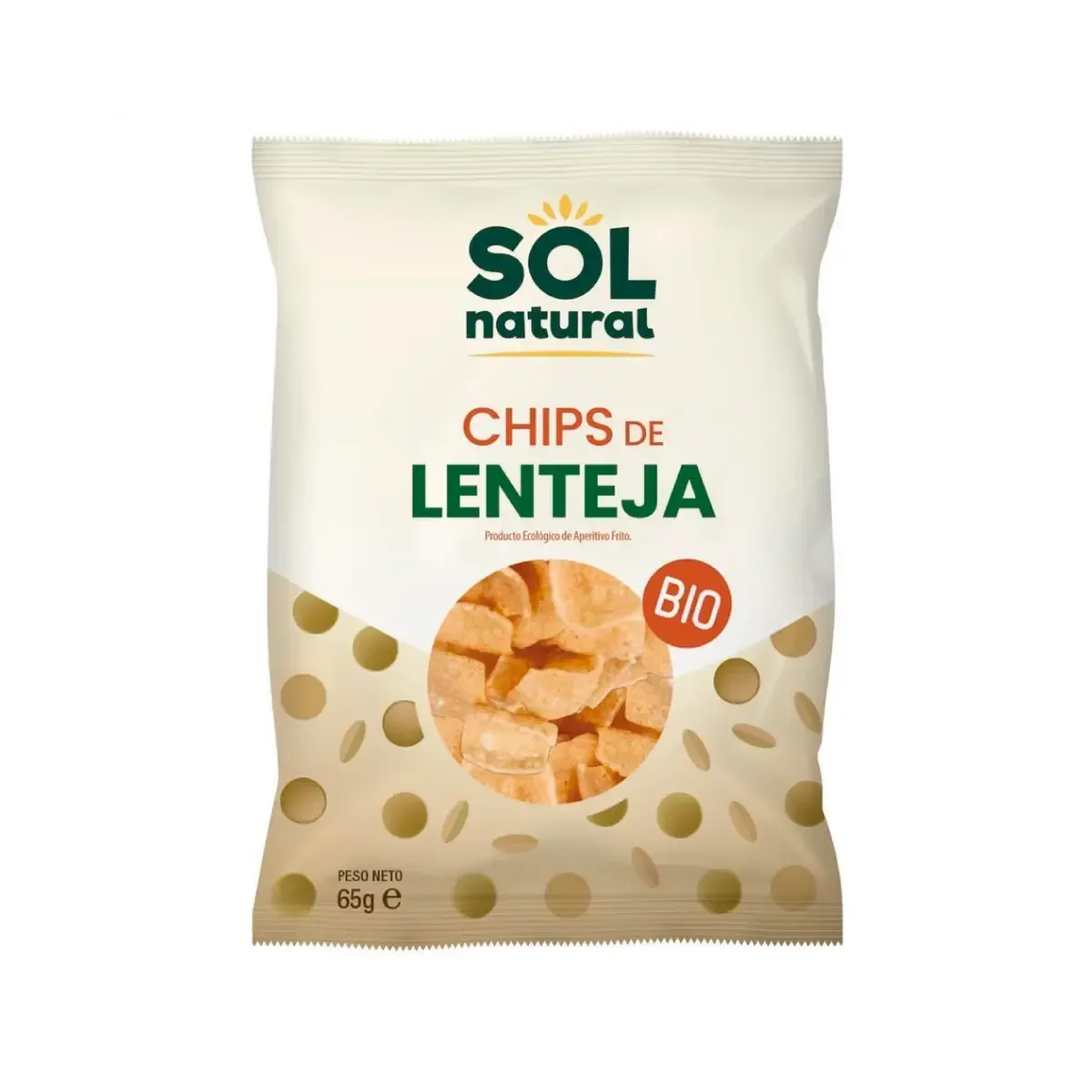 Chips de Lenteja 65g Bio - Borboletamarket