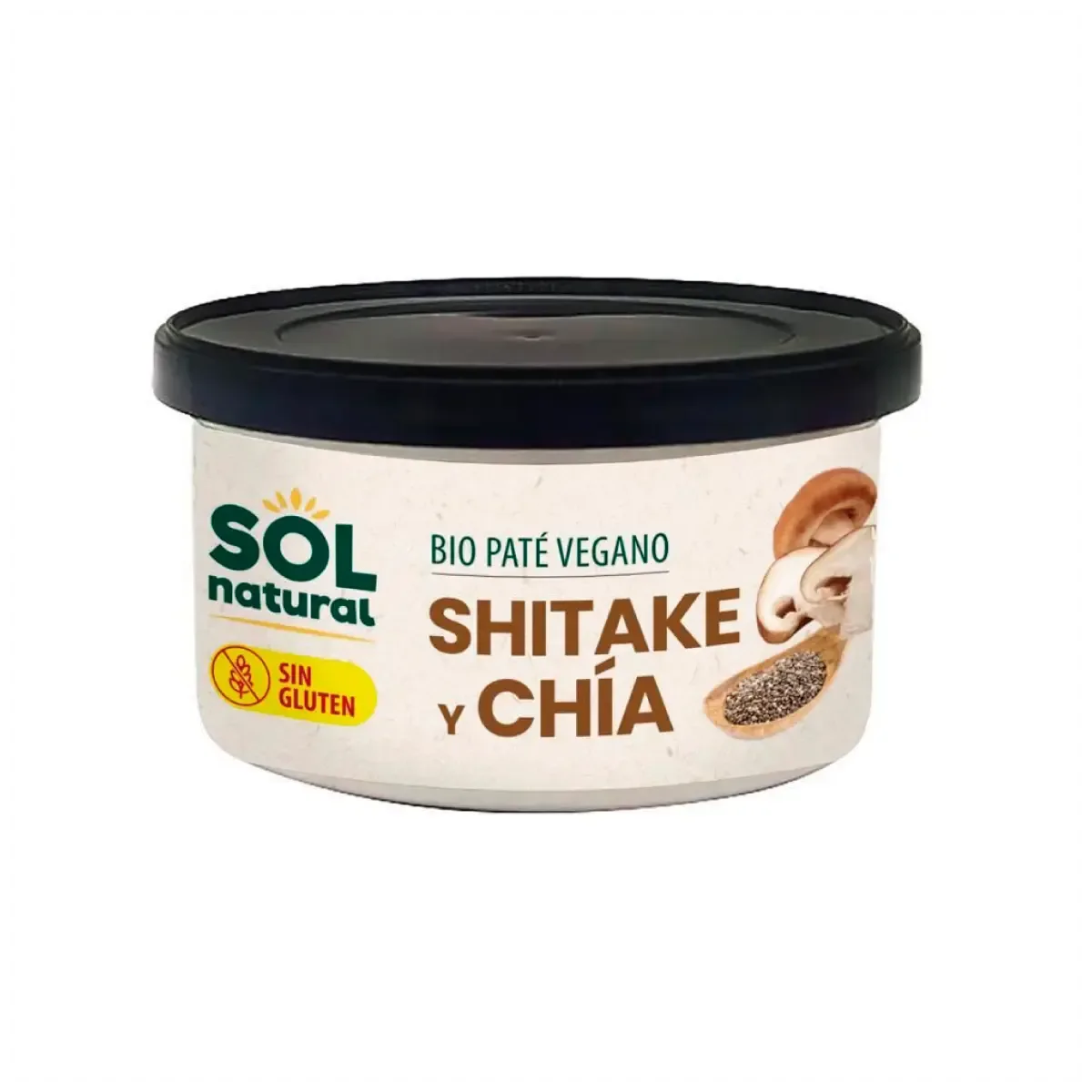 Paté Bio Vegano de Shiitake y Chía - Borboletamarket