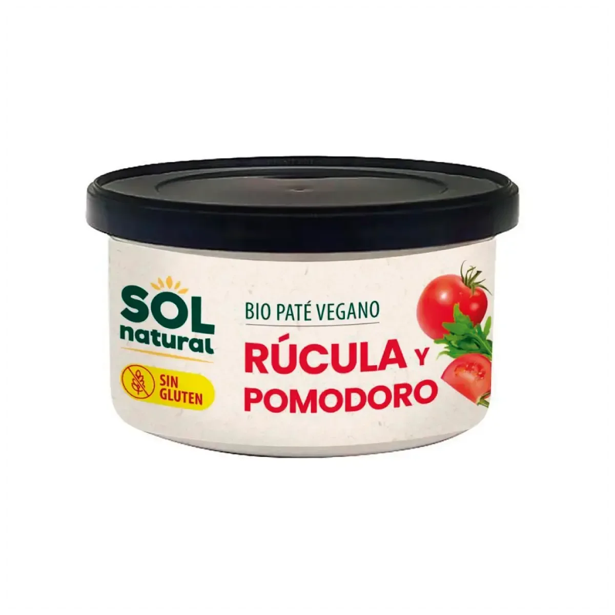 Paté Vegano Rúcula/pomodoro Bio Sin Gluten 125g - Borboletamarket