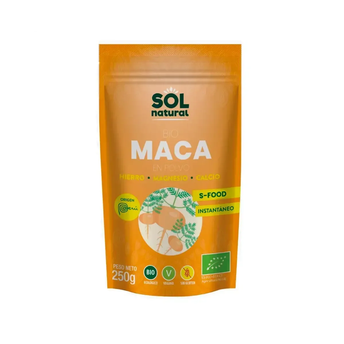 Maca en Polvo Bio 250g - Borboletamarket