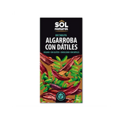 Tableta Dátiles con Algarroba Bio 70g - Borboletamarket