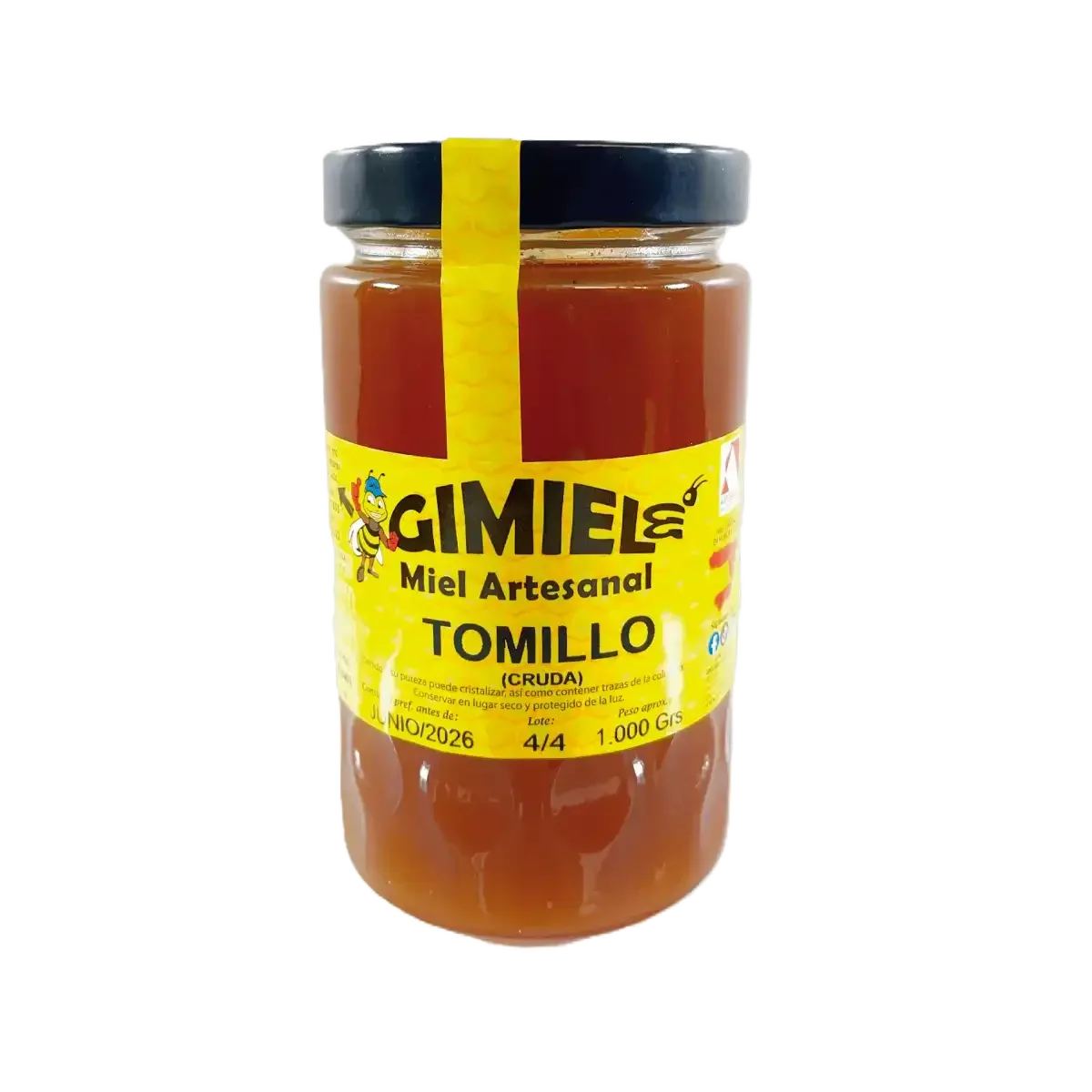 Miel de Tomillo 500g - Borboletamarket