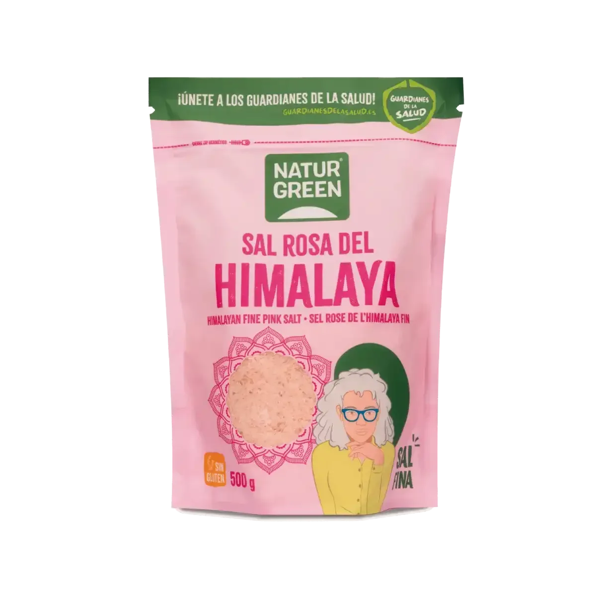 Sal del Himalaya Fina 500g - Borboletamarket