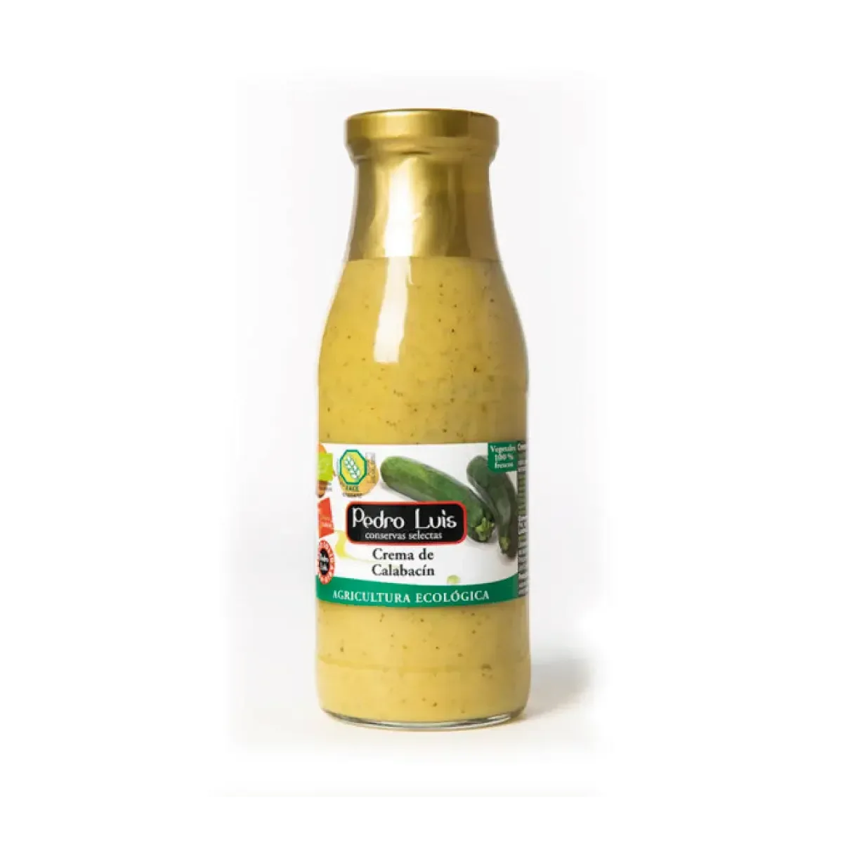 Crema de calabacín Ecológica 500 ml - Borboletamarket