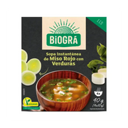 Sopa de Miso con Verduras (Instant) - Borboletamarket