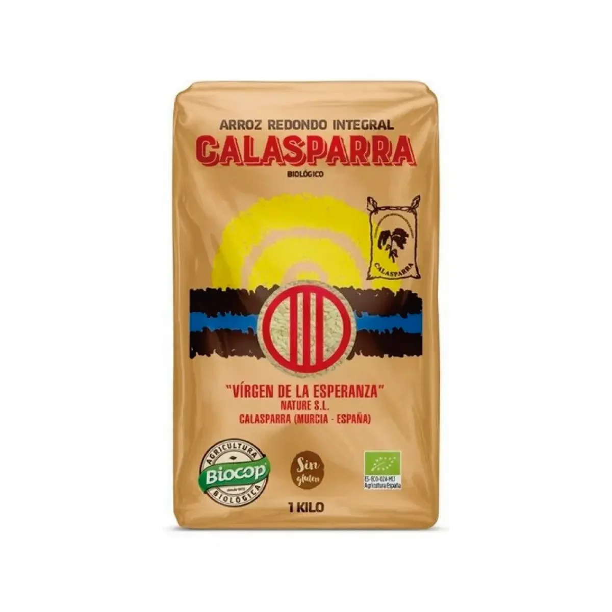 Arroz Integral Calasparra Bio 1kg - Borboletamarket