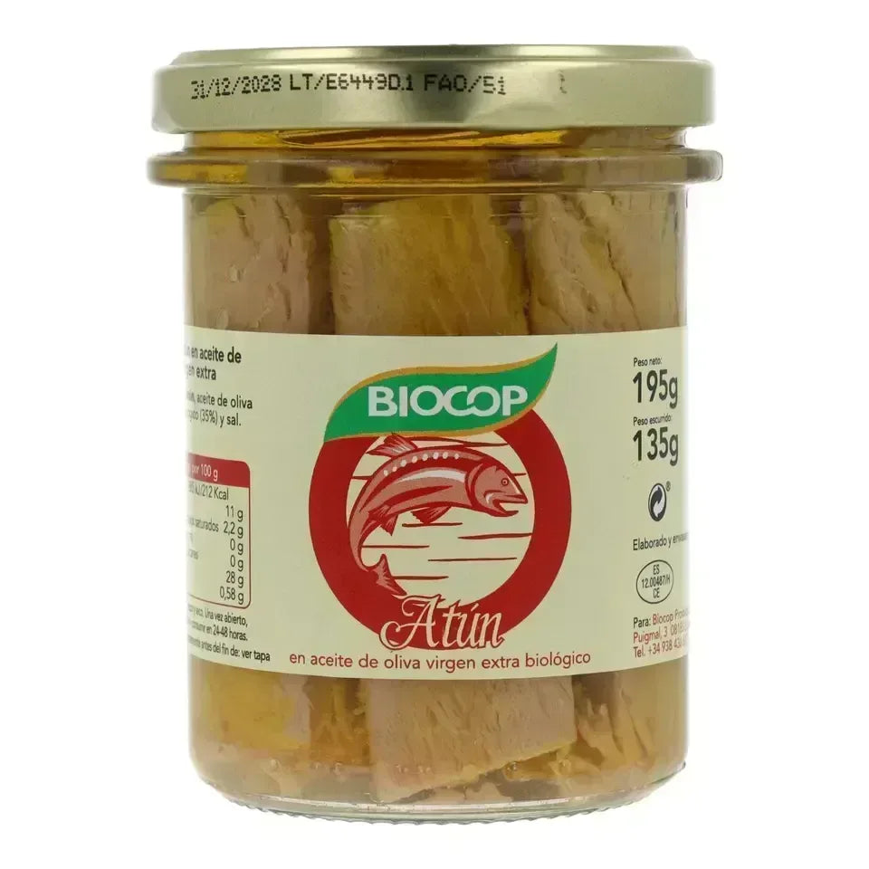 Filetes de Atún Biocop 195 G - Borboletamarket