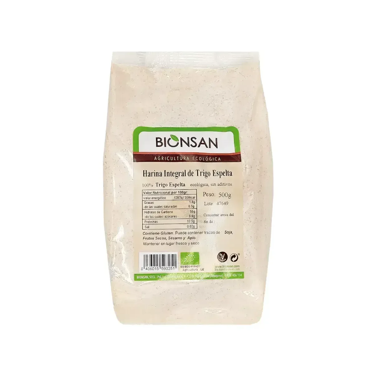 Harina de Espelta Integral Bio - Borboletamarket