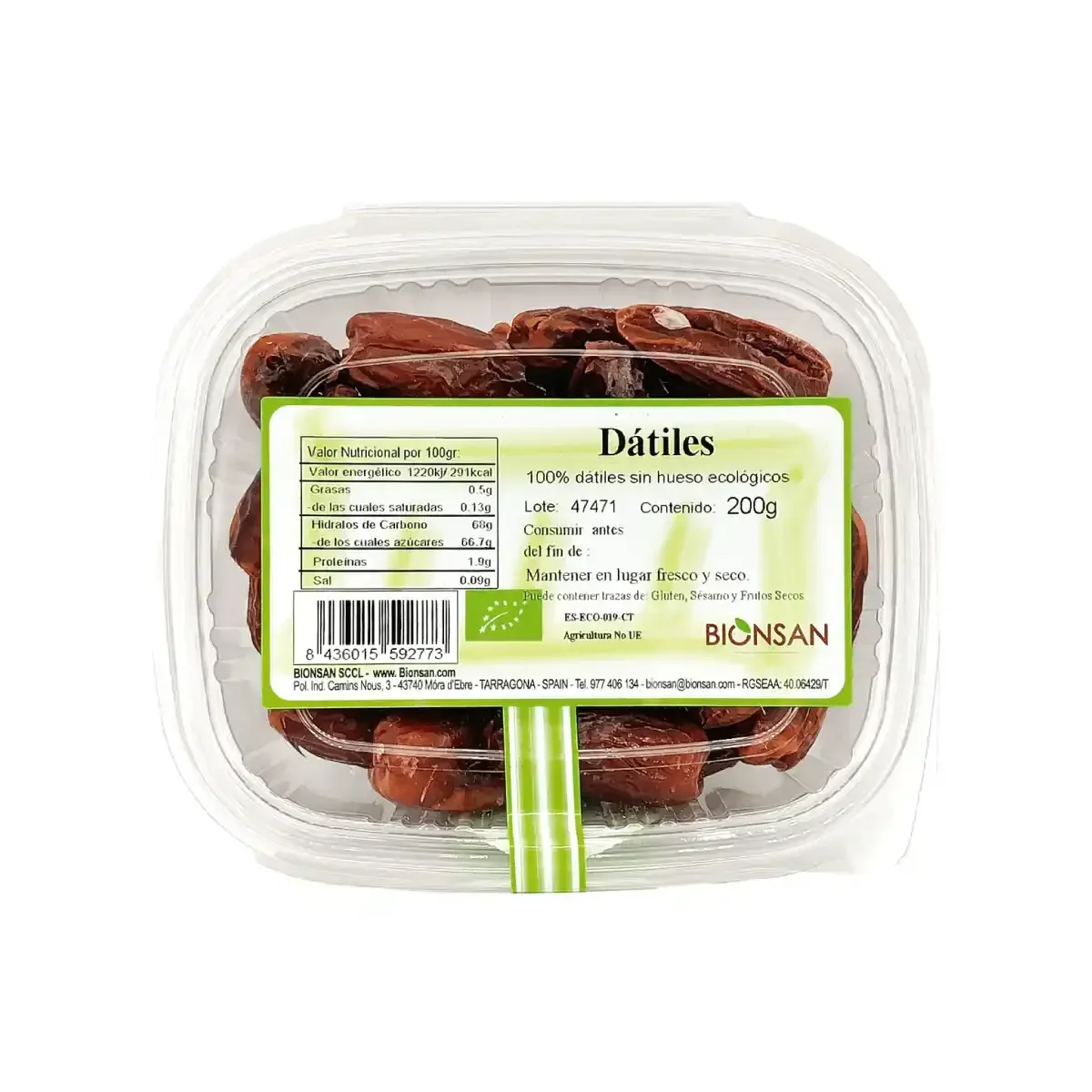 Dátiles Sin Hueso Ecológicos 200gr - Borboletamarket