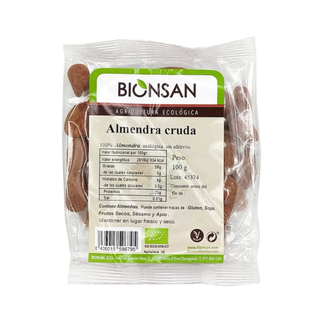 Almendra Cruda Ecológica 100g Bionsan