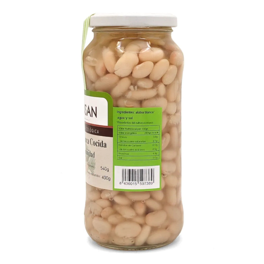 Alubias Blancas Cocidas 400g Bio
