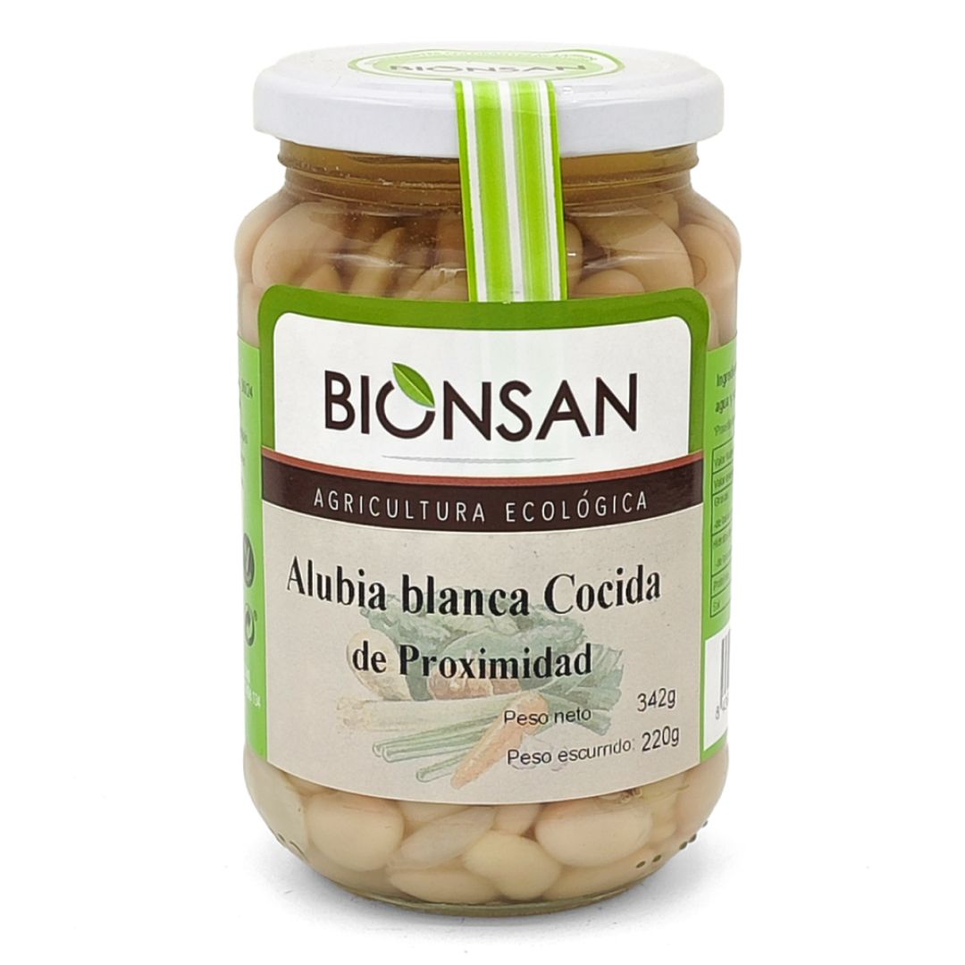 Alubias Blancas Cocidas 400g Bio