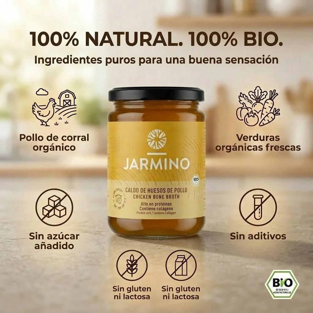 Caldo de Huesos de Pollo 350ml Jarmino