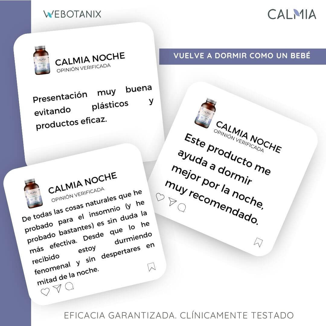 Calmia Noche Melatonina 60 cápsulas