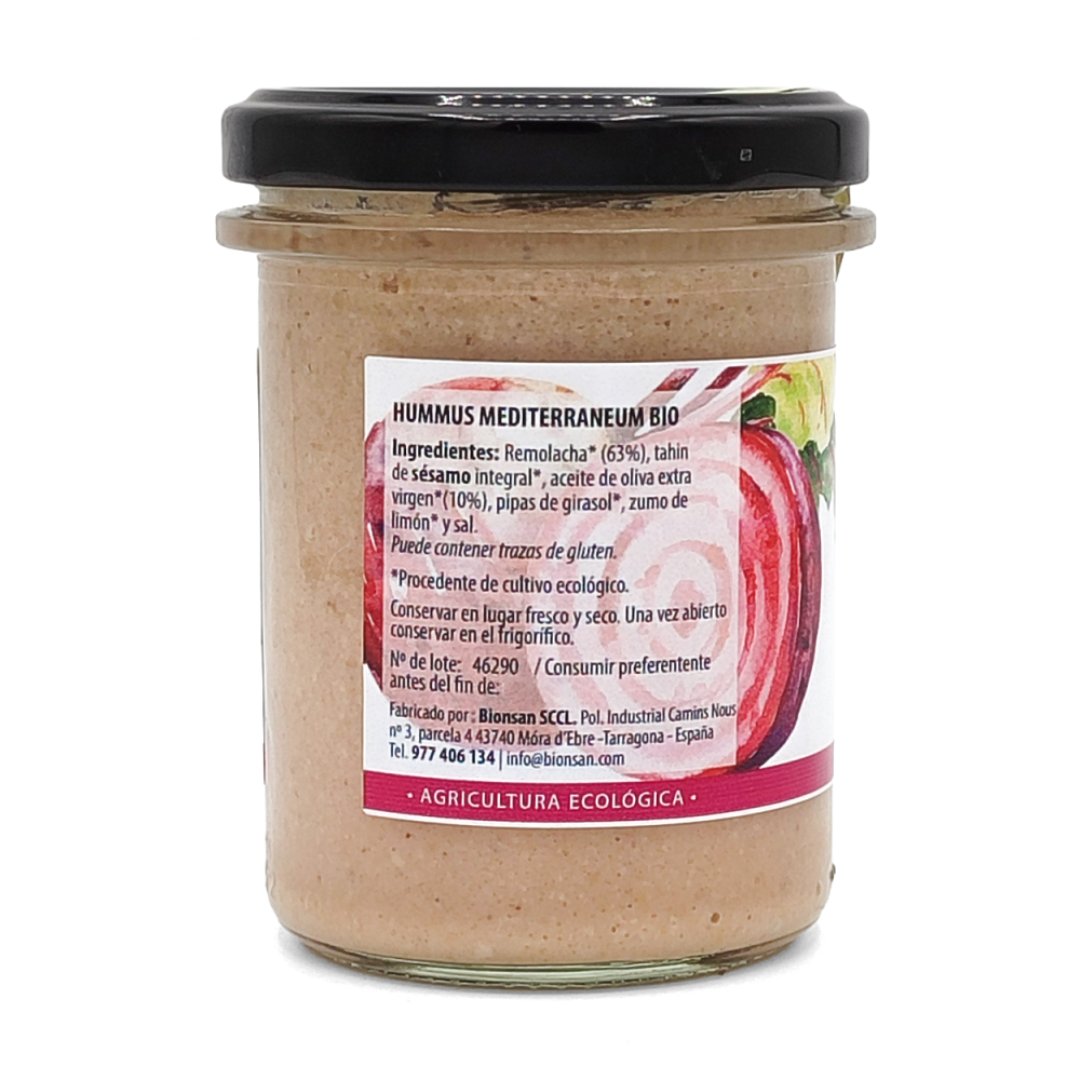 Hummus de Remolacha 185g Bio