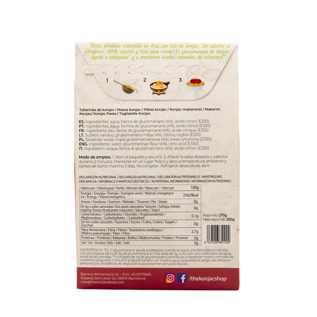Tallarines de Konjac 270g