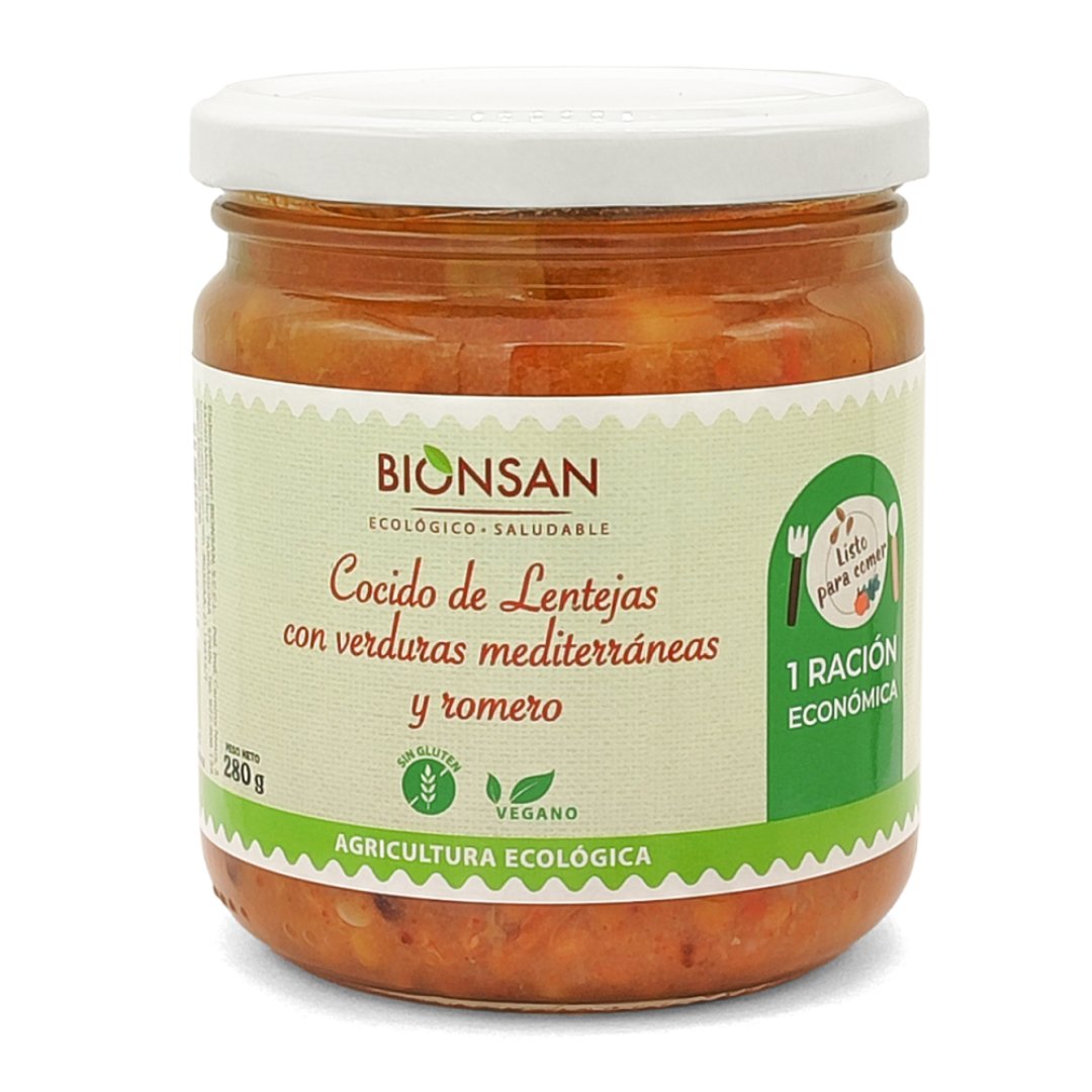Lentejas con Verduras 280g Bio