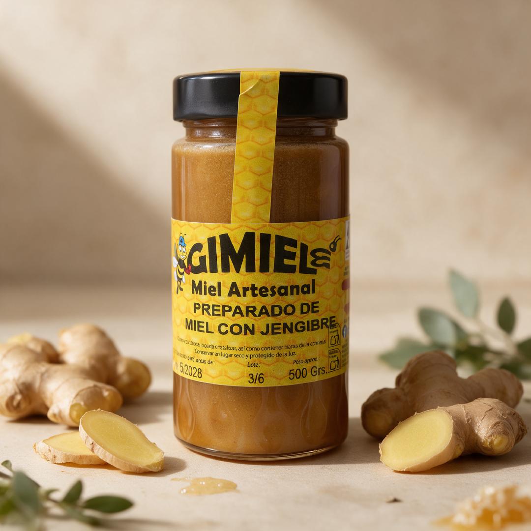 Miel con Jengibre 500g