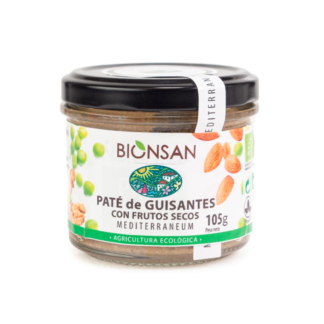 Paté de Guisante con Frutos Secos Ecológico 105g
