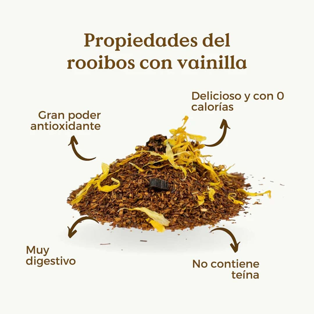 Rooibos con Vainilla y Caléndula Ecológico 100g