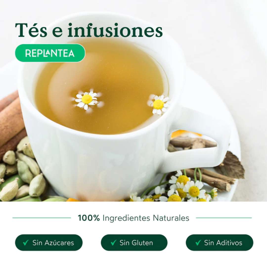 Té Verde con Granada y Mango Ecológico 100g
