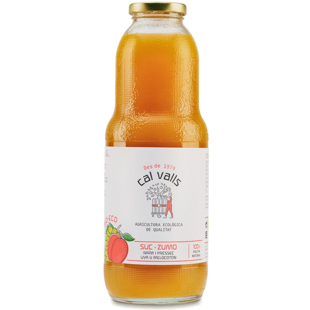 Zumo de Uva y Melocotón Eco 1l