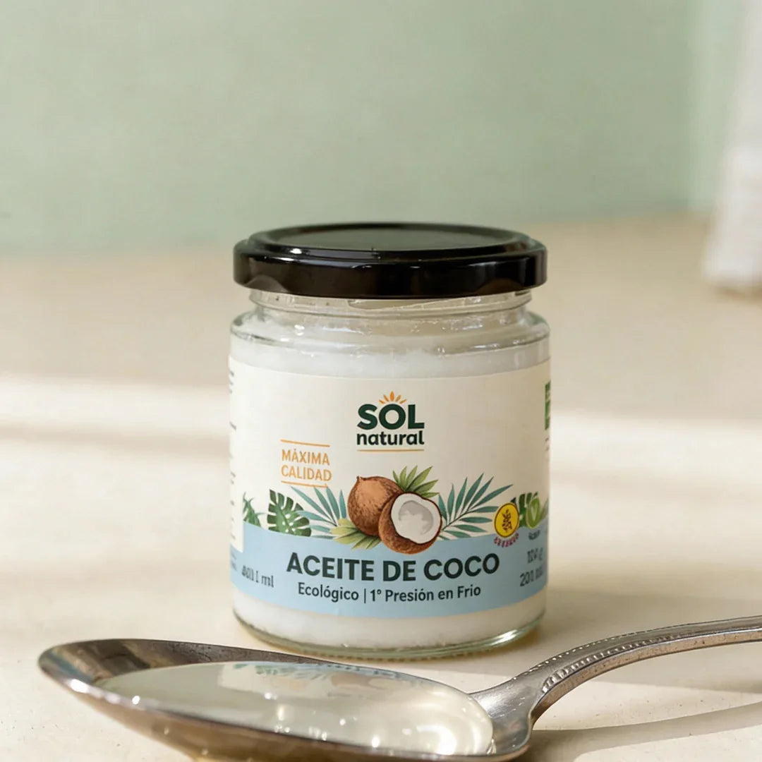 Aceite de Coco Primera Presión en Frío 200ml Bio - Borboletamarket