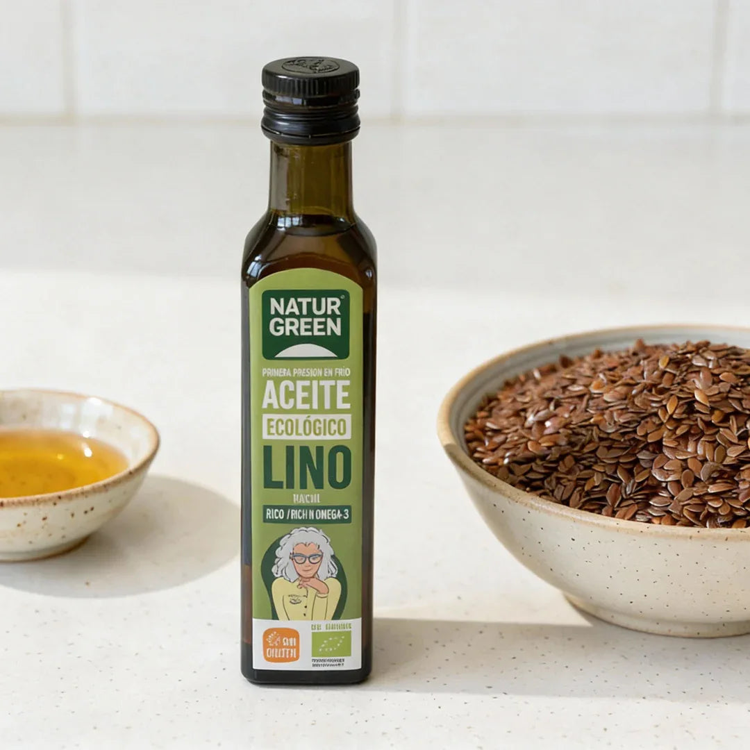 Aceite de Lino Bio 250 ML - Borboletamarket