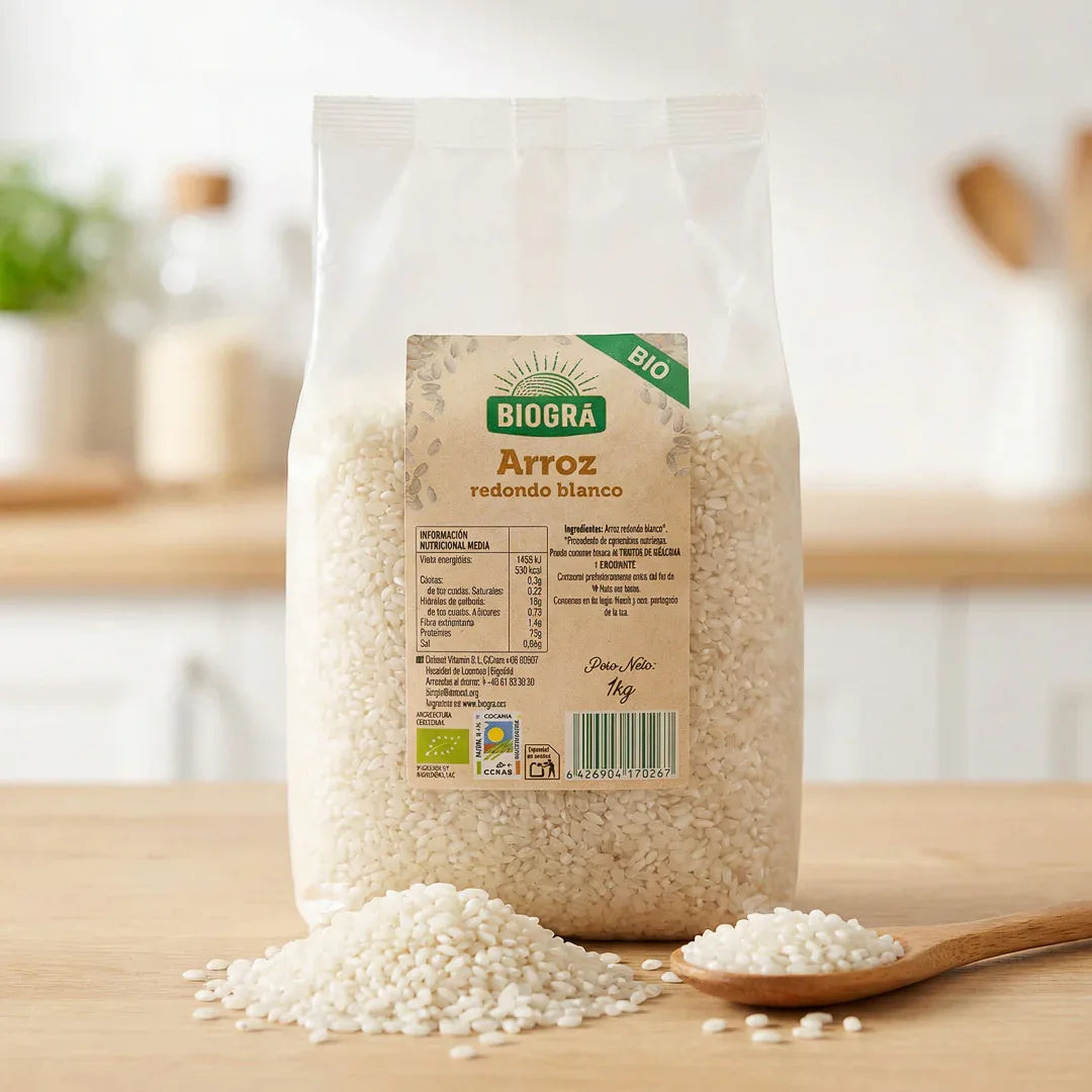 Arroz Redondo Blanco 1kg