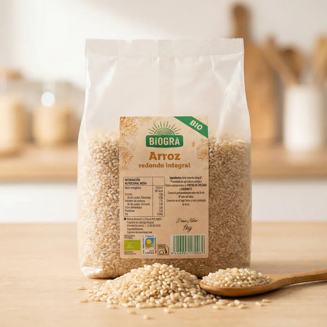 Arroz Redondo Integral 1kg