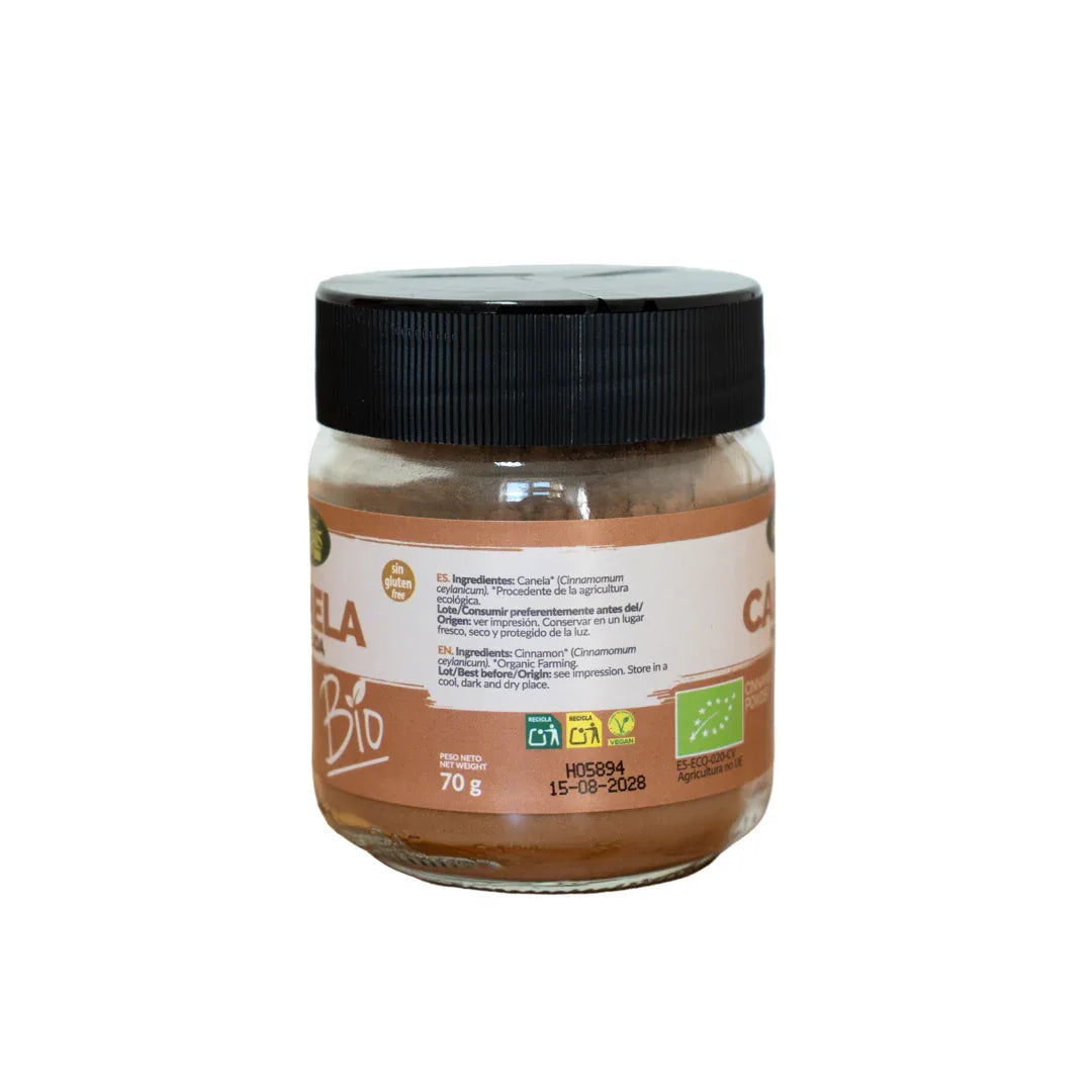 Canela Ceylan Molida Bio 70g