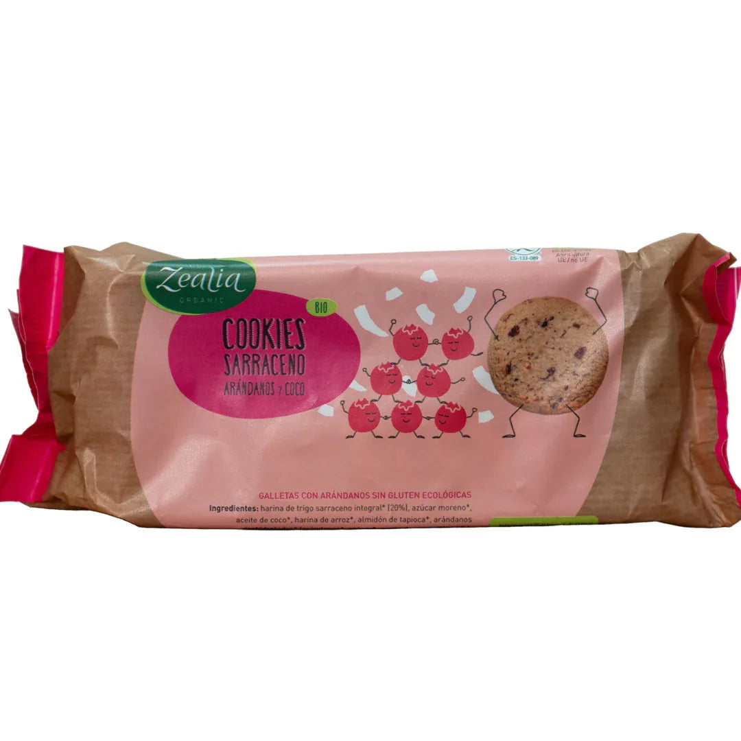 Cookies sarraceno arándanos y coco BIO 130g