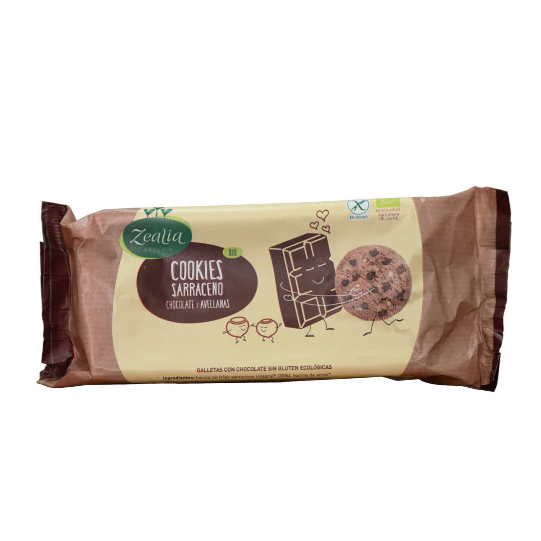 Cookies sarraceno chocolate y avellanas BIO 130g